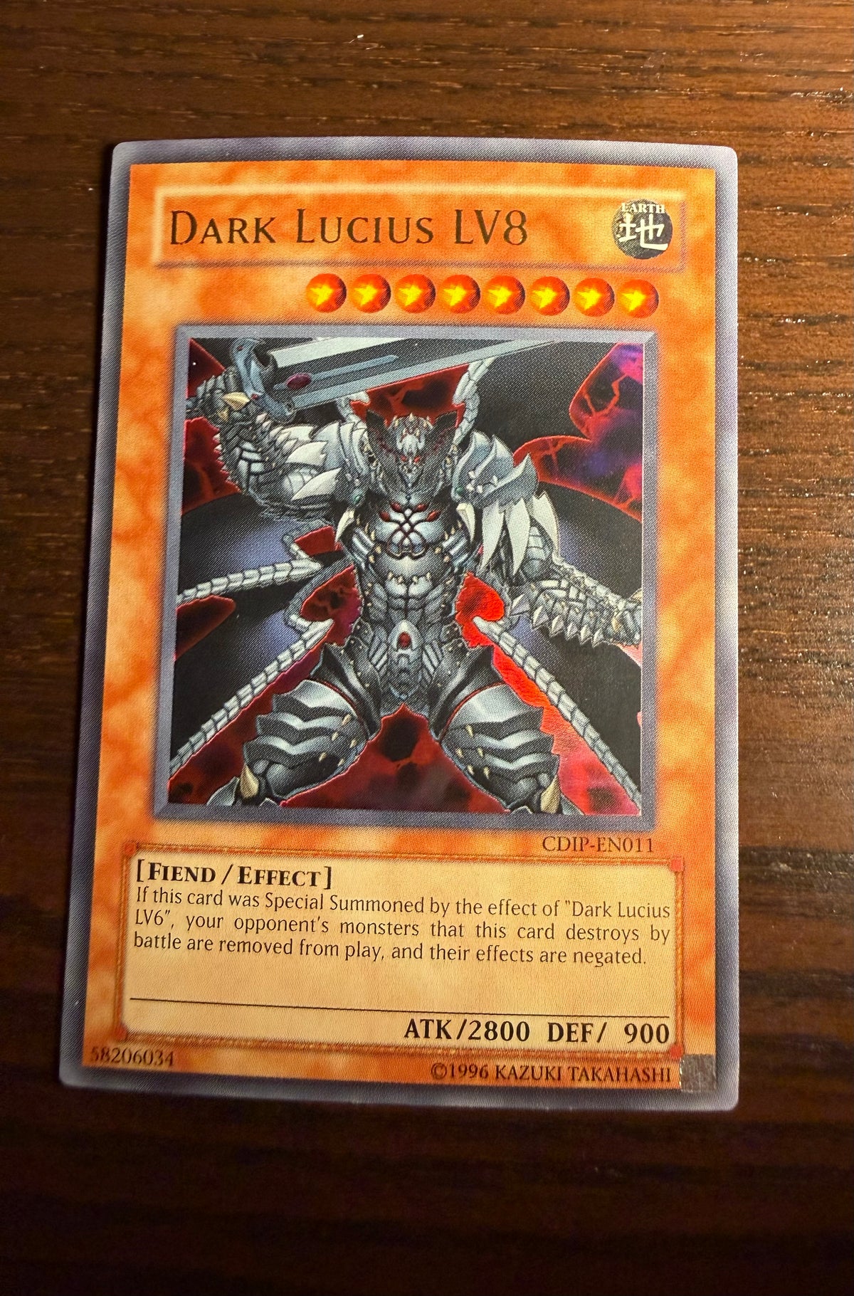 Dark Lucius LV8 CDIP-EN011 (Near-Mint)