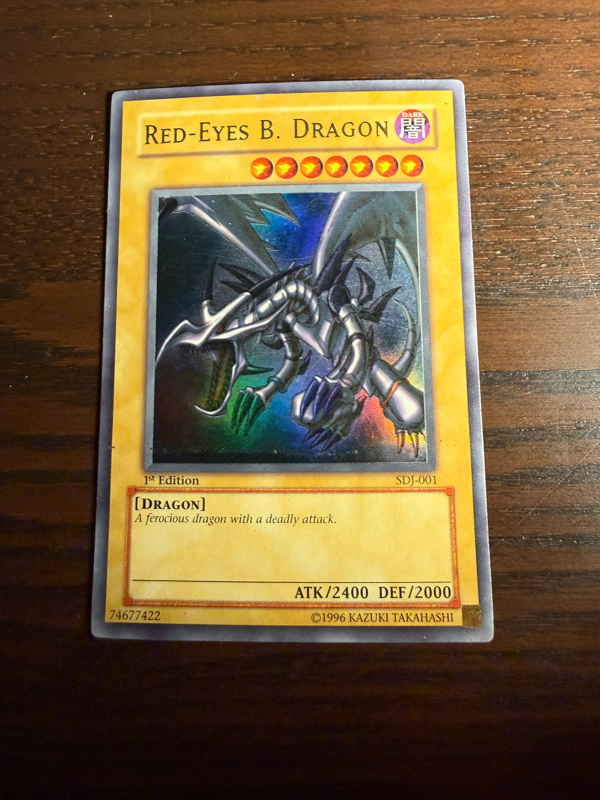 Red-Eyes Black Dragon SDJ-001 1st Ed (LP/MP)