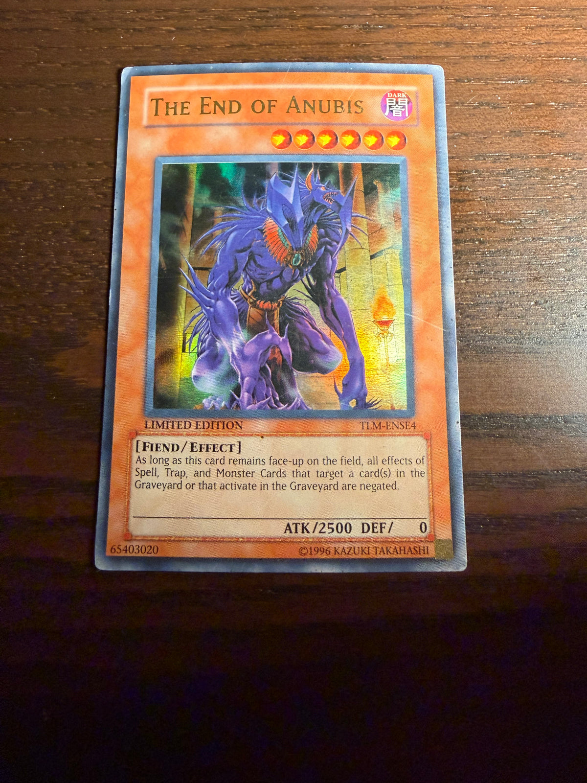 The End of Anubis TLM-ENSE4 (Near-Mint)