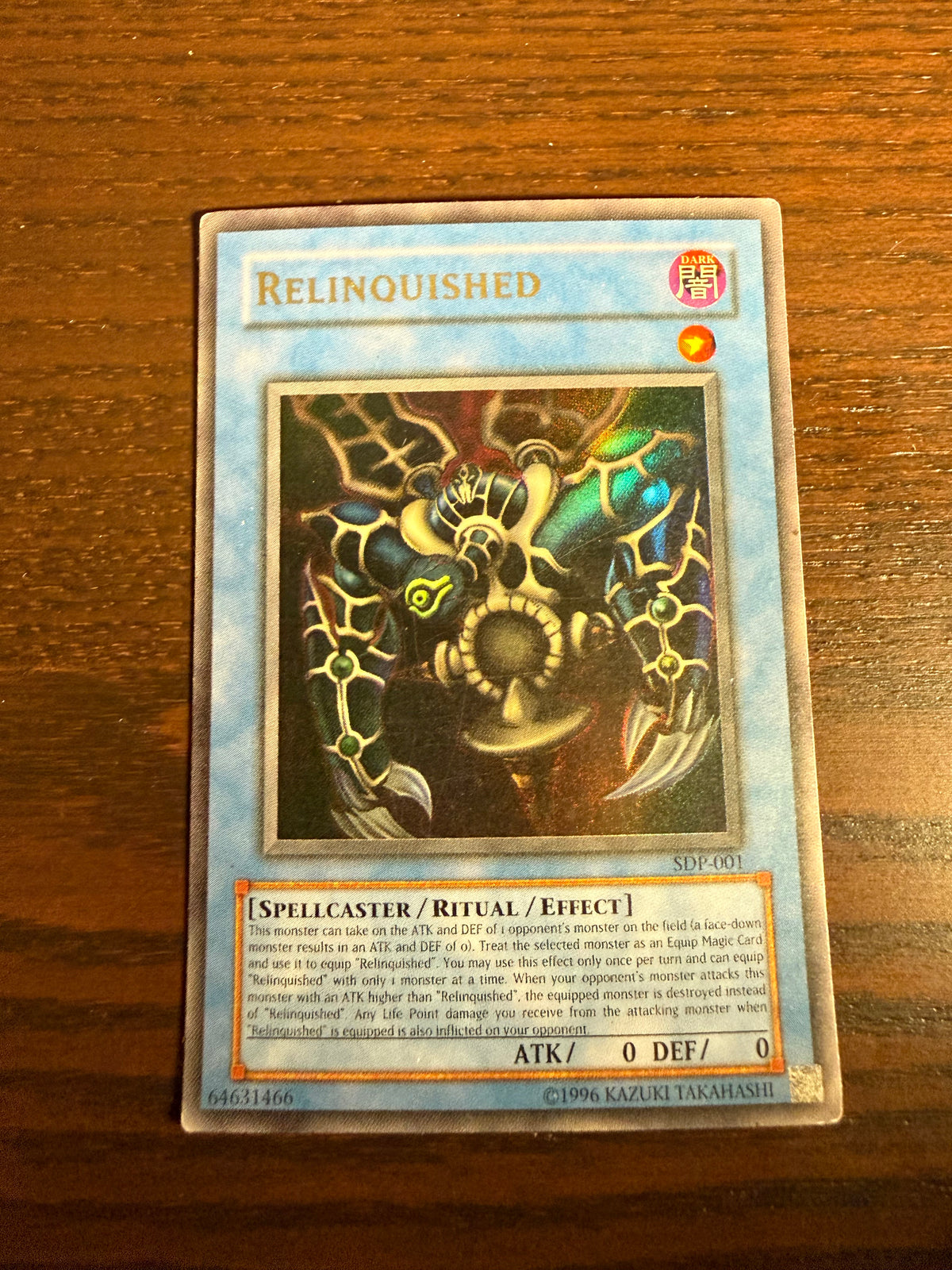 Relinquished SDP-001 (Near-Mint)
