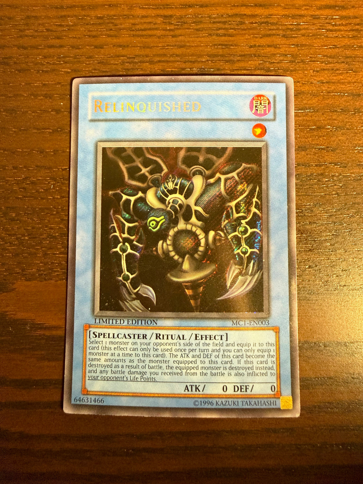 Relinquished MC1-EN003 (Near-Mint)
