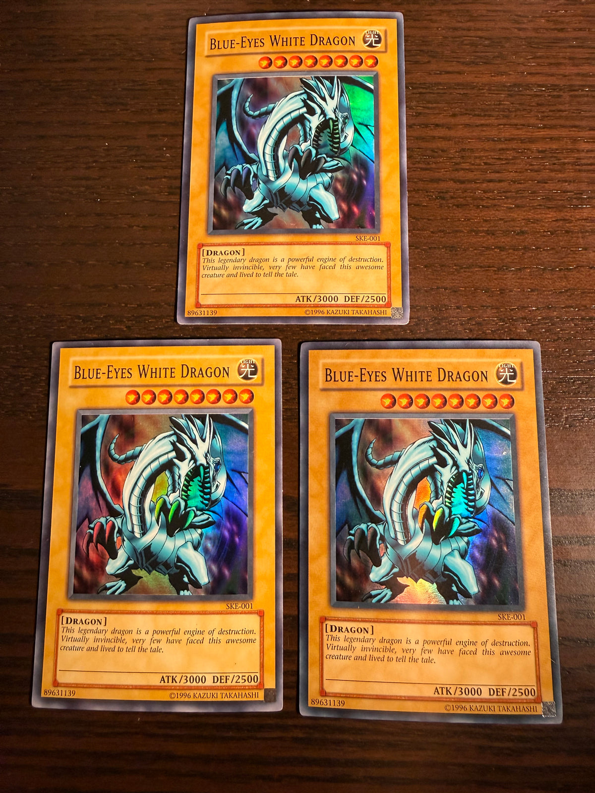 Blue-Eyes White Dragon SKE-001 (Near-Mint)