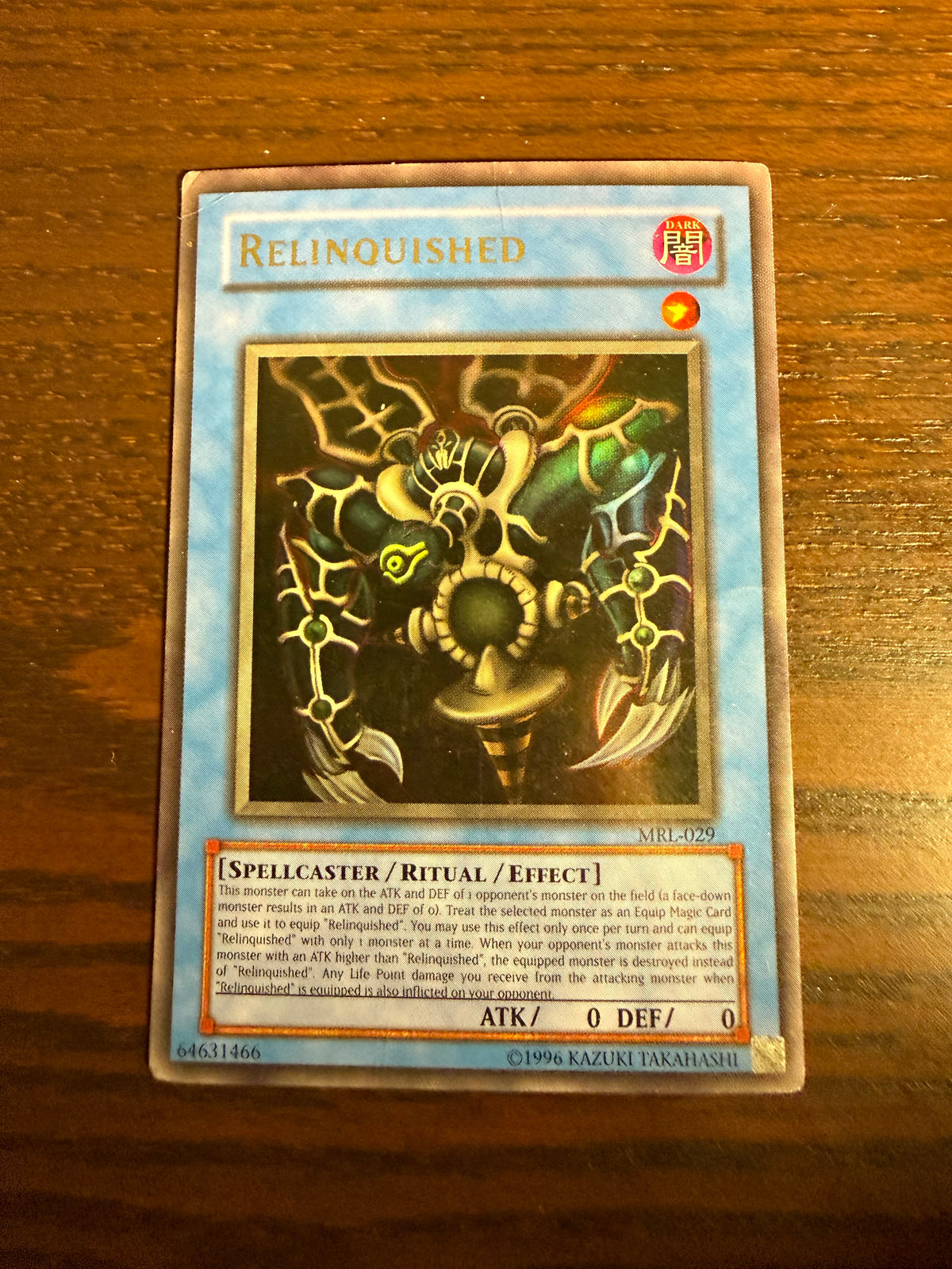 Relinquished MRL-029 (MP)