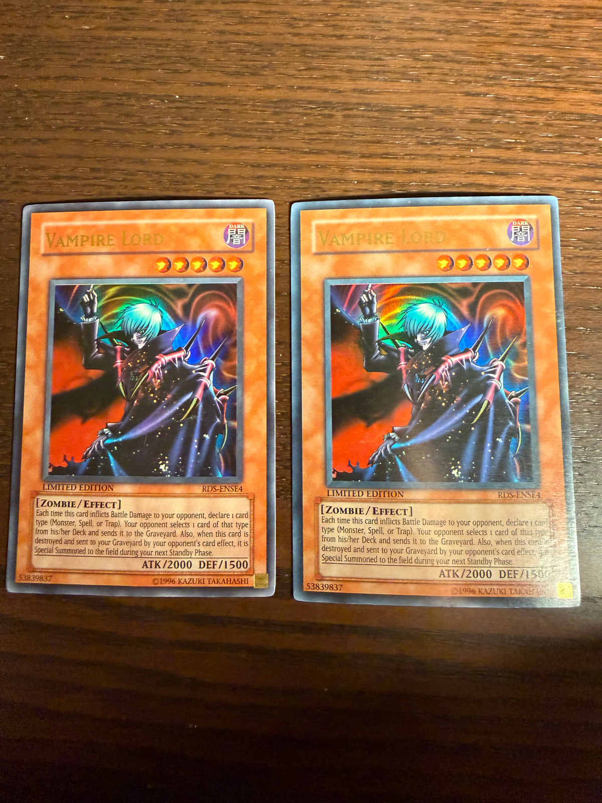 Vampire Lord RDS-ENSE4 (Near-Mint)