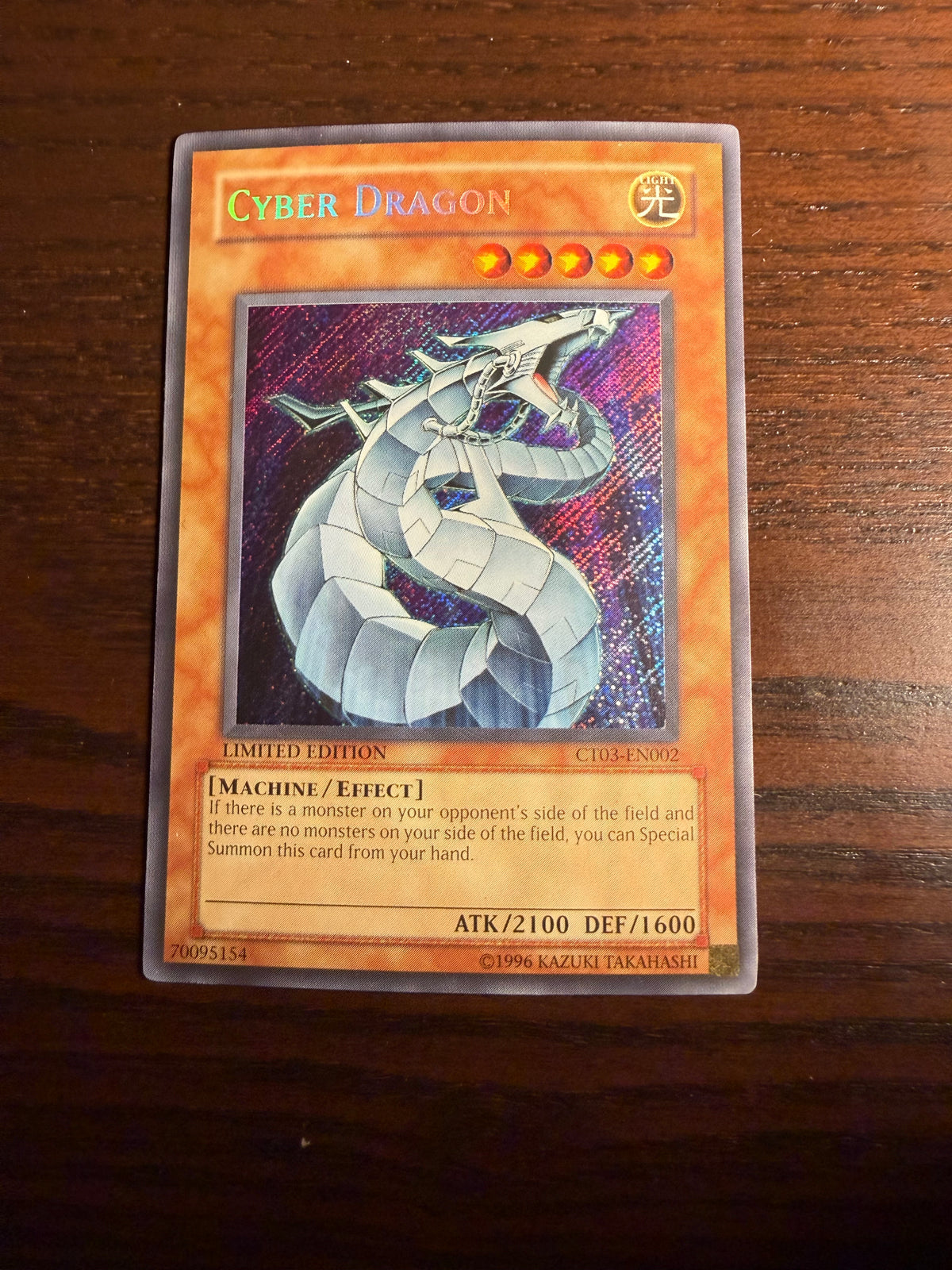 Cyber Dragon CT03-EN002 (Near-Mint)