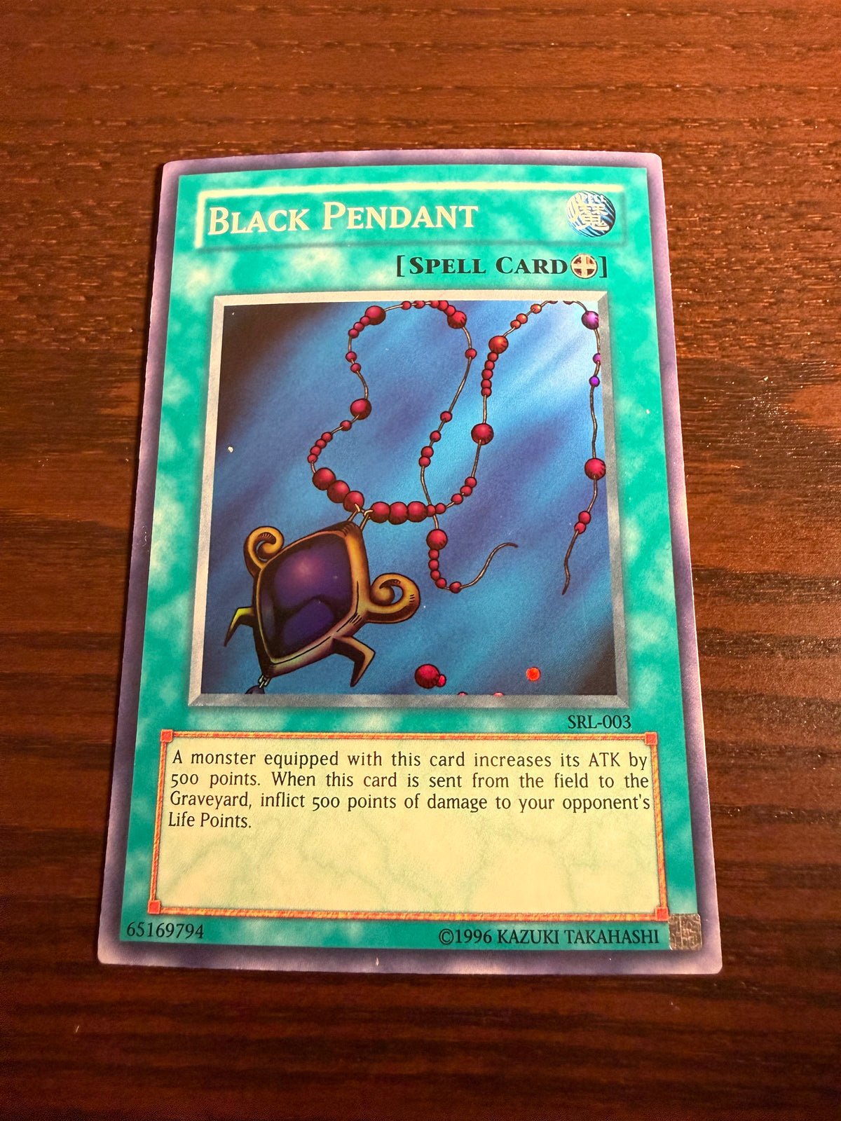 Black Pendant SRL-003 (Near-Mint)