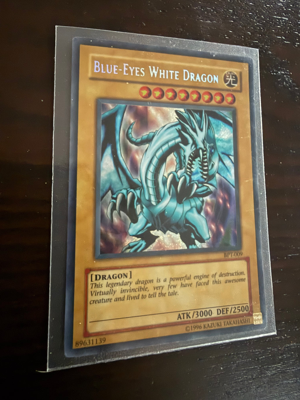 Blue-Eyes White Dragon BPT-009 (Near-Mint)